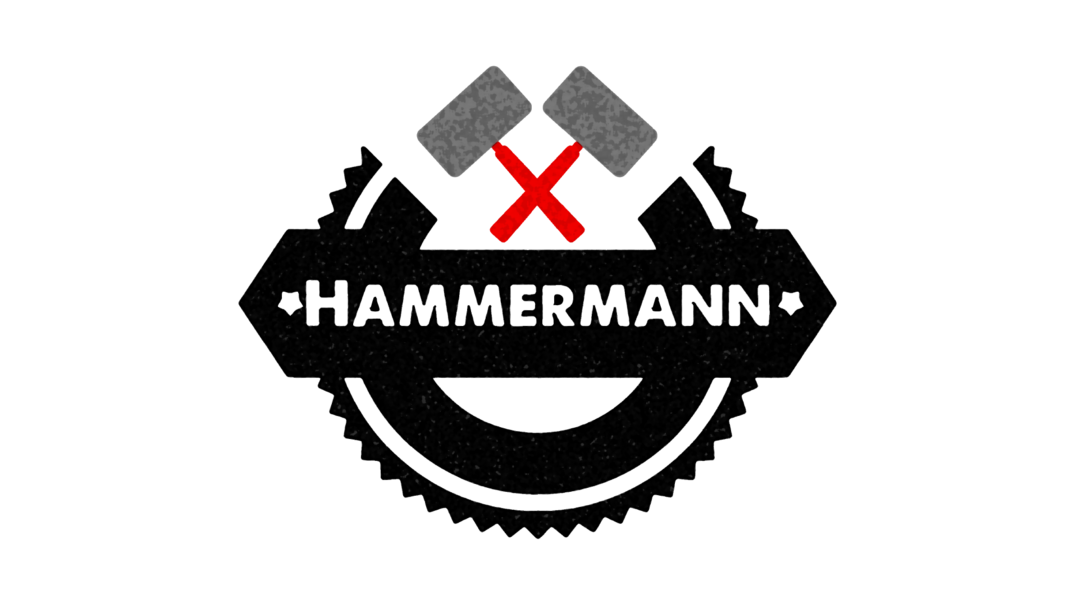 Älteres Logo von Philip Hammermann mit Hämmern